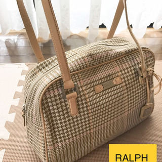 RALPH LAUREN 千鳥格子柄ショルダーバッグ