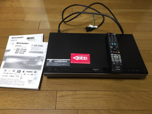 SHARP ブルーレイディスクレコーダー BT-T1100