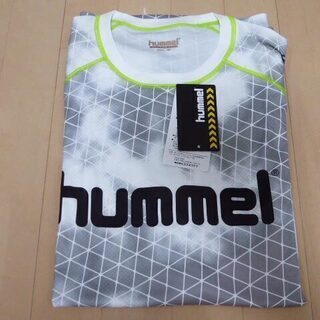決まりました。新品級!! ヒュンメル  ランニングTシャツ 速乾性 ホワイトの画像