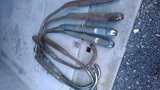 CB750 K0，K1，K2 ～HM300，HM341,当時物中古マフラー