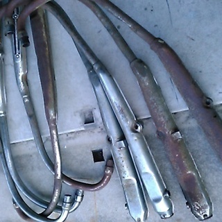 CB750 K0，K1，K2 ～HM300，HM341,当時物中古マフラーの画像
