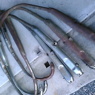 CB750 K0，K1，K2 ～HM300，HM341,当時物中古マフラーの画像