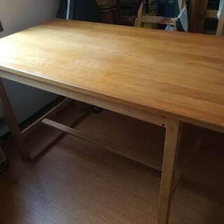 ダイニングテーブル　作業テーブル　木製