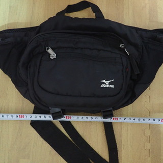 MIZUNO　ウエストポーチ　黒の画像
