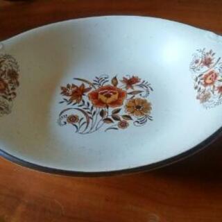 レトロカレー皿　５枚セットの画像