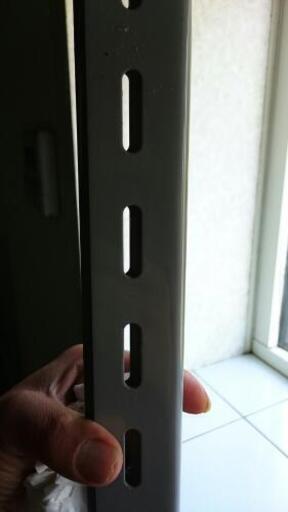 未使用品　訳あり鉄板棚ステーのみ