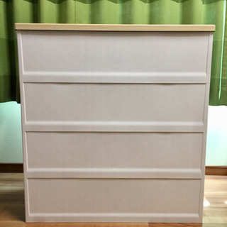 美品 Fits フィッツプラス メープル 幅75×4段の画像