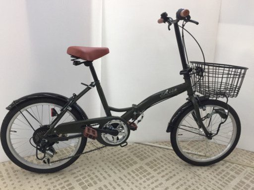 ③ 新品未使用 20インチ オートライト 6段ギア 折りたたみ自転車 ③ △