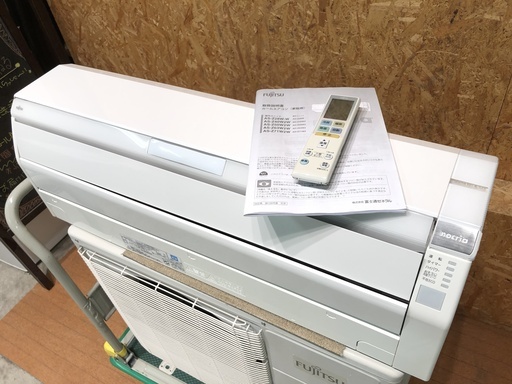 FUJITSU 2010年 7.1kw 23畳用 ルームエアコン AS-Z71W2 ノクリア