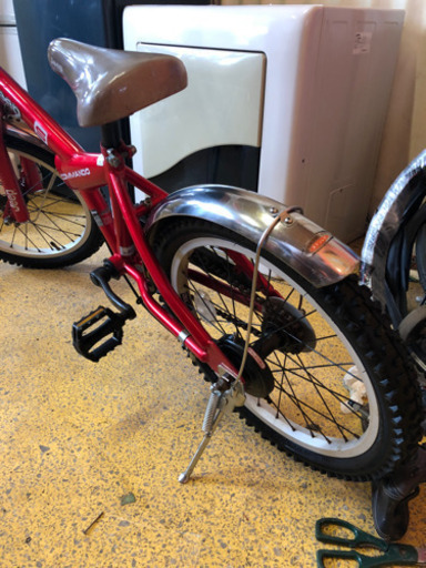 子供自転車 jeep 18インチ 赤色 自転車 仕上がりました