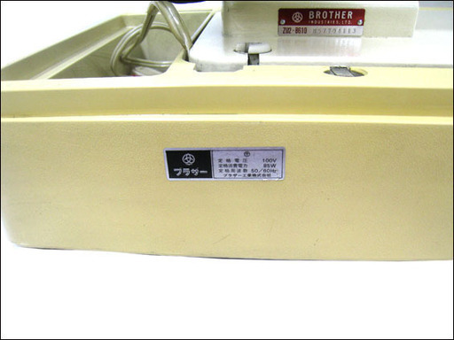 PayPay可 手稲リサイクル BROTHER/ブラザー ミシン ZU2-B610 M57704113 昭和 レトロ アンティーク ￥11,800