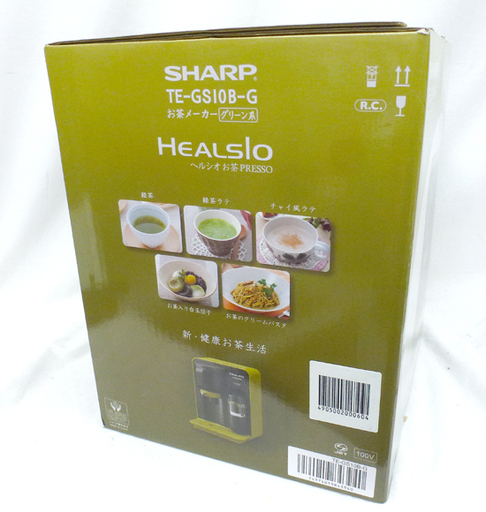 PayPay可 手稲リサイクル シャープ(SHARP) ヘルシオ(HEALSIO) お茶プレッソ グリーン系 スタンダードタイプ TE-GS10B-G 新品開封済み  ￥7,800