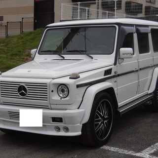 H11　G500ロング　4WD　サイド出しマフラー　革シート　サ...