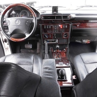 H11　G500ロング　4WD　サイド出しマフラー　革シート　サンルーフ　車検２年付き　13848の画像