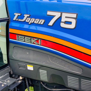 イセキＴＪＡＰＡＮ75エアコンキャビン付き 75馬力 806時間中古 トラクターです。の画像