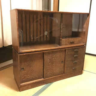 【差し上げます】昭和レトロ 茶箪笥
