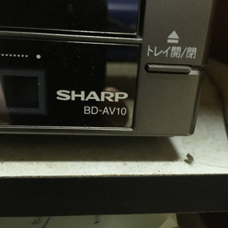 シャープBD-AV10ブルーレイレコーダー ジャンク扱いの画像