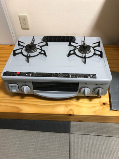 2口ガスコンロ※グリルは未使用※