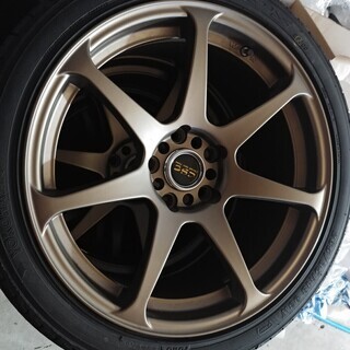 18インチ CST ゼロ1ハイパー ホイール+タイヤセット 5H114.3 ブロンズ