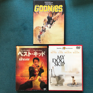 ベストキッド&マイドッグスキップ&グーニーズDVDの画像