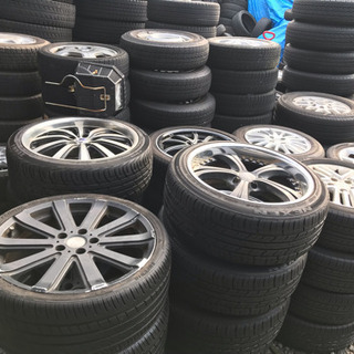 中古タイヤ専門店、タイヤ交換