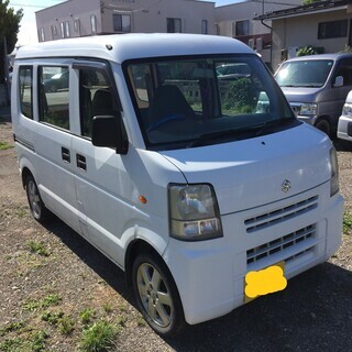エブリー　バン　車検R3年3月　H19年　18万キロ　4WD　棚...