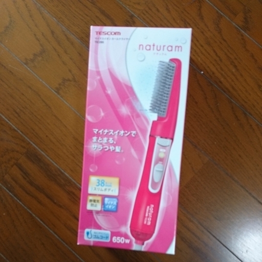 【新品】TESCOM aturam マイナスイオンカールドライヤー ピンク TIC295-P