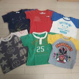 男の子 100㎝カブト虫柄の甚平＋Tシャツ6枚
