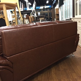 3人掛けソファー ブラウン 売場展開中！！！
