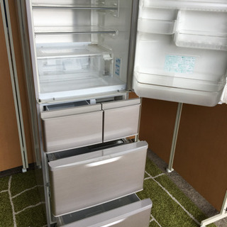 458 送料設置無料　SHARP　大型冷蔵庫　自動製氷機能付き　415L ◇送料設置無料 SHARP 自動製氷機能付き 大型冷蔵庫 356L - メルカリ
