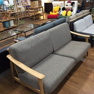 ★大幅値下げ！★シックなソファ 二人掛け 二人掛けソファ