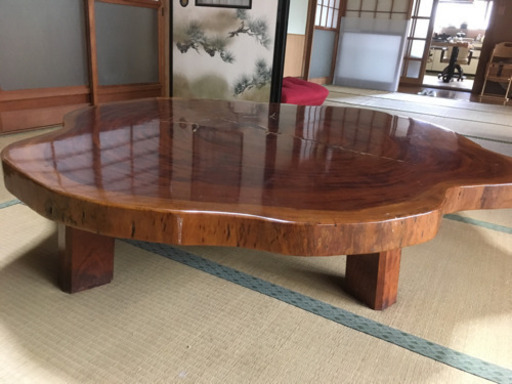 欅、一枚板テーブル 18000円