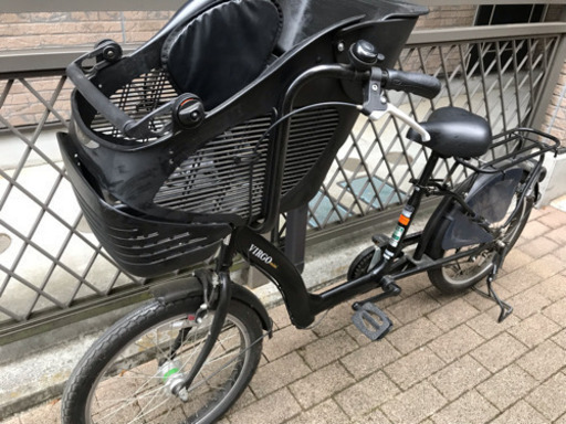 【美品】子供乗せ自転車 電動なし ビルゴミニ  黒 20インチ