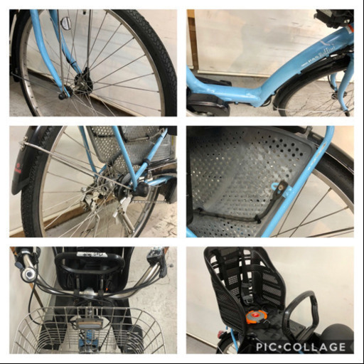 742 ヤマハ ラフィーニ 26インチ 3人乗り 6.6ah デジタル 新基準 電動自転車 電動アシスト