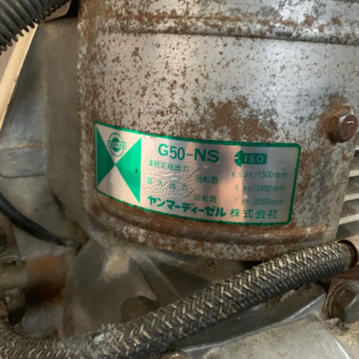 2/9 終 最終値下げ!!19800円から15000円に!!【動作未確認】コンプレッサー 工具 空気圧縮機 N-2 ヤンマーディーゼル