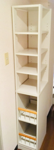 キッチン収納 すき間収納 スライド式収納
