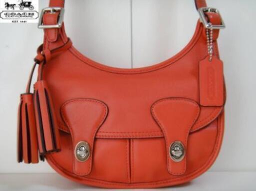 COACH　コーチ☆ショルダーバッグ☆レッド系☆