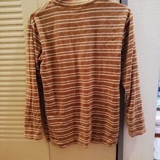 長袖ラメボーダー