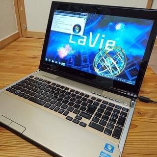 （動作確認済）NEC PC LL750HS6G Lavie Core i7 3610QM 8GB ブルーレイ　１ＴＢ　windows7 office