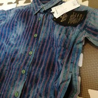 新品未使用 マーキーズ シャツワンピ 80の画像