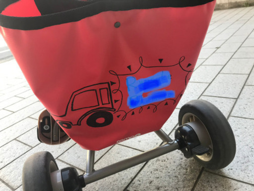【美品】アイデス折りたたみコンポ レッド【三輪車】
