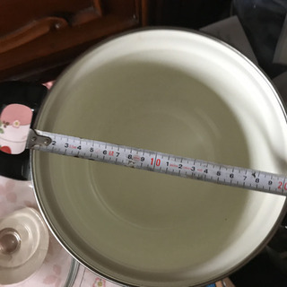 新品未使用琺瑯鍋とお玉のセットの画像