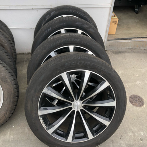 ★値下げ★エクストレイル、D:5、ハリアー、ムラーノ等★バリ山20インチホイールセット★