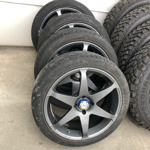 ★値下げ★コンパクトカー等★バリ山17インチホイールセット★205/45R17★