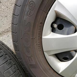 ﾖｺﾊﾏ Ecos バリ溝 タイヤホイールセットの画像