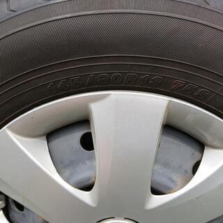 ﾖｺﾊﾏ Ecos バリ溝 タイヤホイールセットの画像