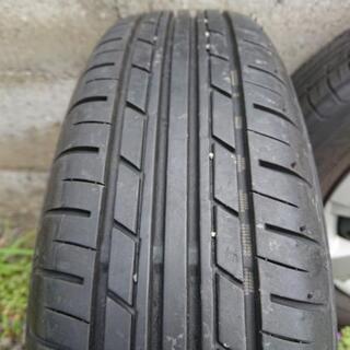ﾖｺﾊﾏ Ecos バリ溝 タイヤホイールセットの画像