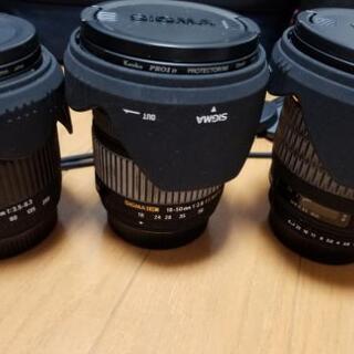 SIGMAレンズ PENTAX Kマウントのセットの画像