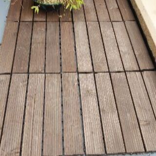 ウッドデッキ　パネル　木目30枚