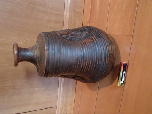 人形徳利　備前焼　保命酒　鞆徳利　江戸期　骨董　骨董品